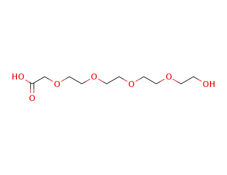 Molecular Structure of 70678-95-4 (3,6,9,12-Tetraoxatetradecanoic acid, 14-hydroxy-)
