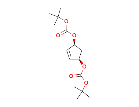 Carbonicacid,(1R,3S)-4-cyclopentene-1,3-diylbis(1,1-dimethylethyl)ester,rel-