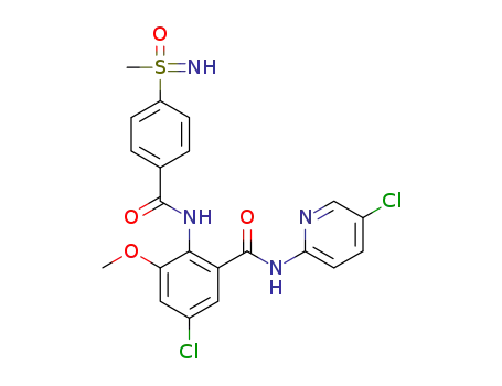 C<sub>21</sub>H<sub>18</sub>Cl<sub>2</sub>N<sub>4</sub>O<sub>4</sub>S