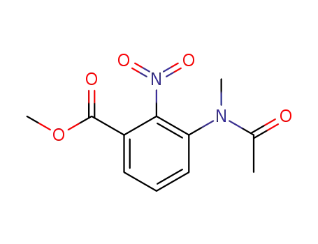 methyl 3-(N-Methylacetamido)-2-nitrobenzoate