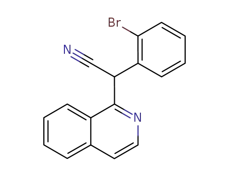 (2-bromophenyl)isoquinolin-1-yl-acetonitrile