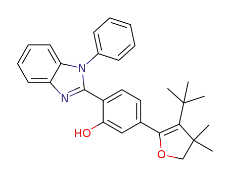 4-tert-butyl-5-[3-hydroxy-4-(N-phenylbenzimidazol-2-yl)phenyl]-3,3-dimethyl-2,3-dihydrofuran