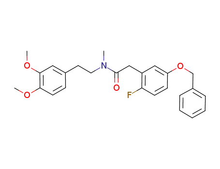 2-(5-(benzyloxy)-2-fluorophenyl)-N-(3,4-dimethoxyphenethyl)-N-methylacetamide