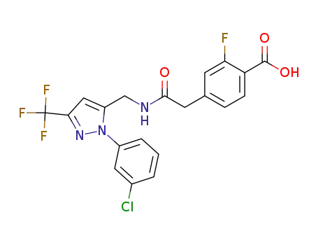 C<sub>20</sub>H<sub>14</sub>ClF<sub>4</sub>N<sub>3</sub>O<sub>3</sub>