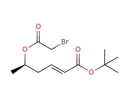 tert-butyl (2E,5R)-5-(2-bromoacetoxy)hex-2-enoate