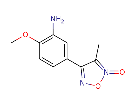 Benzenamine, 2-methoxy-5-(4-methyl-5-oxido-1,2,5-oxadiazol-3-yl)-
