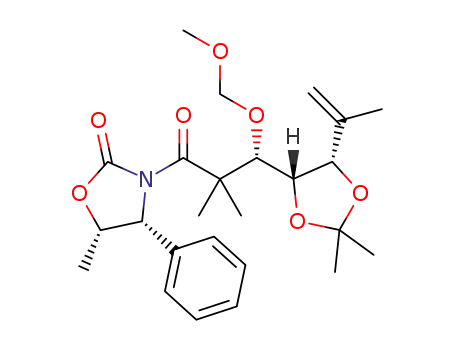 (4R,5S)-3-((S)-3-((4R,5S)-2,2-dimethyl-5-(prop-1-en-2-yl)-1,3-dioxolan-4-yl)-3-(methoxymethoxy)-2,2-dimethylpropanoyl)-5-methyl-4-phenyloxazolidin-2-one