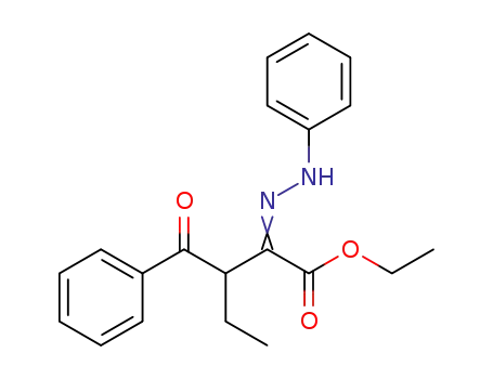 ethyl 3-benzoyl-2-(2-phenylhydrazono)pentanoate