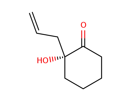 Cyclohexanone, 2-hydroxy-2-(2-propenyl)-, (2R)-