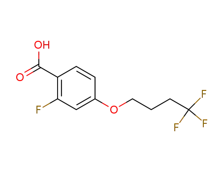 2-fluoro-4-(4,4,4-trifluorobutoxy)benzoic acid