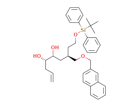 (4S,5R,7R)-9-(tert-butyldiphenylsilyloxy)-7-((naphthalen-2-ylmethoxy)methyl)non-1-en-4,5-diol
