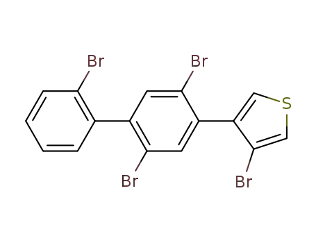 C<sub>16</sub>H<sub>8</sub>Br<sub>4</sub>S