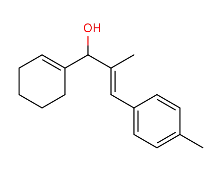 Molecular Structure of 1428319-21-4 ((E)-1-cyclohexenyl-2-methyl-3-p-tolylprop-2-en-1-ol)
