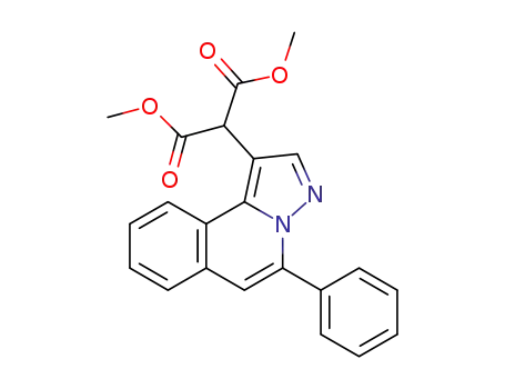 dimethyl 2-(5-phenylpyrazolo[5,1-a]isoquinolin-1-yl)malonate