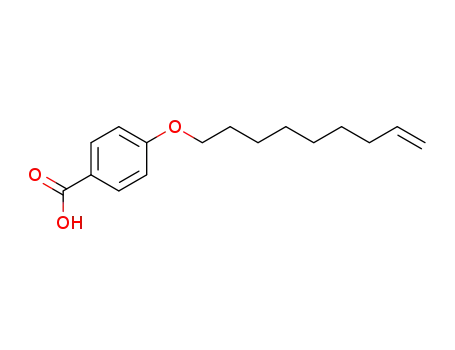 Molecular Structure of 115595-30-7 (4-(8-NONENYLOXY)BENZENECARBOXYLIC ACID)