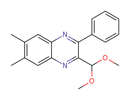 2-(dimethoxymethyl)-6,7-dimethyl-3-phenylquinoxaline