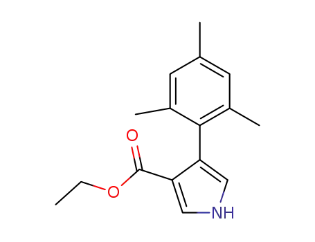 ethyl 4-(2,4,6-trimethylphenyl)-1H-pyrrole-3-carboxylate