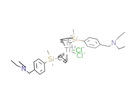 bis-[((4-N,N-diethylmethanamine)dimethylsilane)-cyclopentadienyl]titanium(IV) dichloride