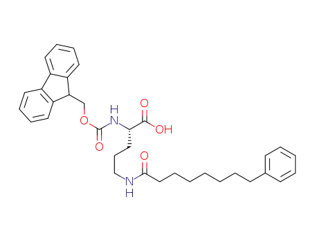 N--Fmoc--(2S)--2--amino--5--(8--phenyloctanamido)pentanoic acid