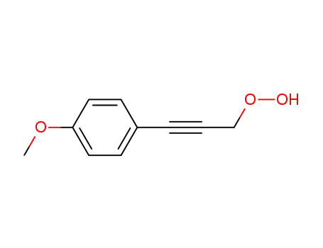 Molecular Structure of 1416983-93-1 (1-(3-hydroperoxyprop-1-ynyl)-4-methoxybenzene)