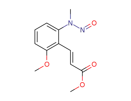 (E)-methyl 3-(2-methoxy-6-(methyl(nitroso)amino)phenyl)acrylate