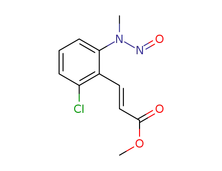 (E)-methyl 3-(2-chloro-6-(methyl(nitroso)amino)phenyl)acrylate