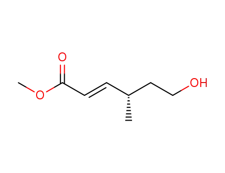 2-Hexenoic acid, 6-hydroxy-4-methyl-, methyl ester, (2E,4S)-