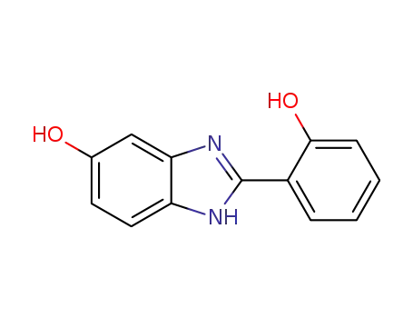 Molecular Structure of 63899-55-8 (1H-Benzimidazol-5-ol, 2-(2-hydroxyphenyl)-)