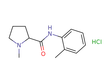 2-Pyrrolidinecarboxamide, 1-methyl-N-(2-methylphenyl)-,
monohydrochloride