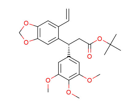 (R)-tert-butyl 3-(4,5-methylenedioxy-2-vinylphenyl)-3-(3,4,5-trimethoxyphenyl)propanoate
