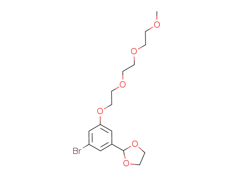 2-(3-bromo-5-{2-[2-(2-methoxyethoxy)ethoxy]ethoxy}phenyl)-1,3-dioxolane
