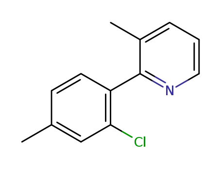 2-(2-chloro-4-methylphenyl)-3-methylpyridine