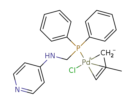 Molecular Structure of 1394395-17-5 (C<sub>22</sub>H<sub>24</sub>ClN<sub>2</sub>PPd)