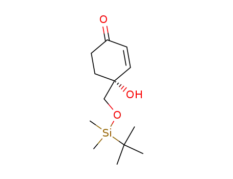 2-Cyclohexen-1-one,
4-[[[(1,1-dimethylethyl)dimethylsilyl]oxy]methyl]-4-hydroxy-, (4R)-