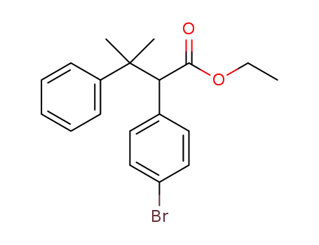 ethyl 2-(4-bromophenyl)-3-methyl-3-phenylbutanoate