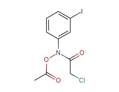 N-acetoxy-N-(3-iodophenyl)-2-chloroacetamide
