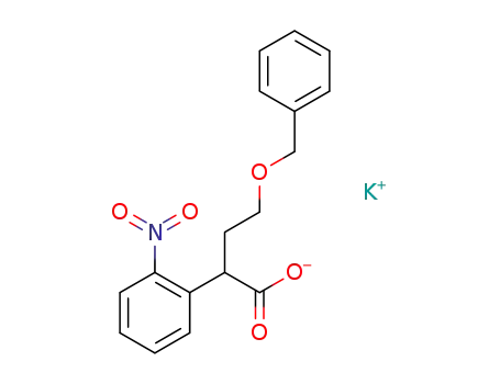 potassium 4-(benzyloxy)2-(2-nitrophenyl)butanoate