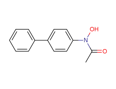 Molecular Structure of 4463-22-3 (N-hydroxy-4-acetylaminobiphenyl)