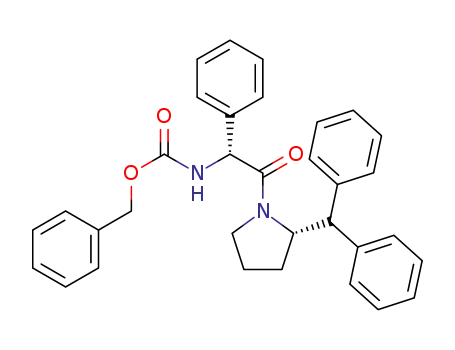 benzyl ((R)-2-((S)-2-benzhydrylpyrrolidin-1-yl)-2-oxo-1-phenylethyl)carbamate
