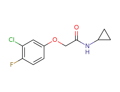 2-(3-chloro-4-fluorophenoxy)-N-cyclopropylacetamide
