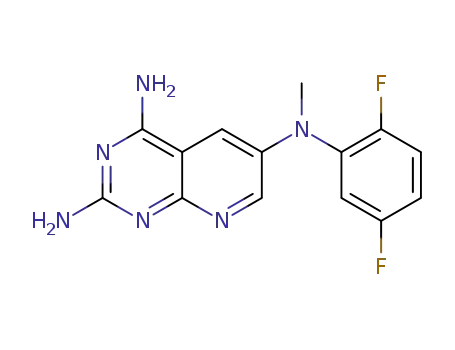 C<sub>14</sub>H<sub>12</sub>F<sub>2</sub>N<sub>6</sub>