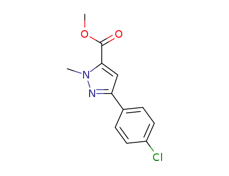 methyl 3-(4-chlorophenyl)-1-methyl-1H-pyrazole-5-carboxylate