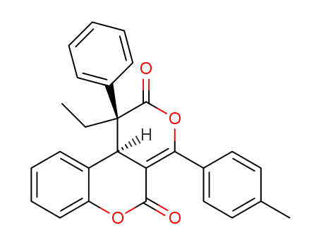 (1S,10bS)-1-ethyl-1-phenyl-4-p-tolyl-1,10b-dihydropyrano[3,4-c]chromene-2,5-dione