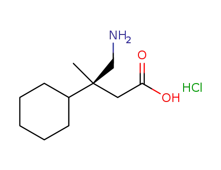 4-amino-3-cyclohexyl-3-methylbutanoic acid hydrochloride