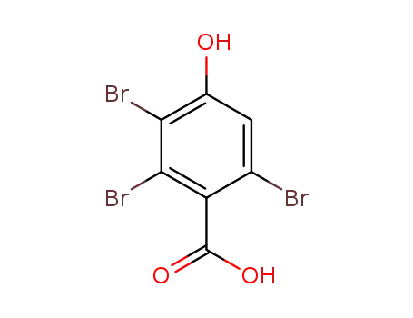Molecular Structure of 1400881-30-2 (2,3,6-tribromo-4-hydroxybenzoic acid)