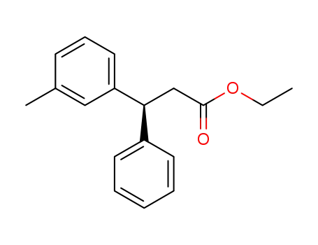 (S)-ethyl 3-phenyl-3-(m-tolyl)propanoate