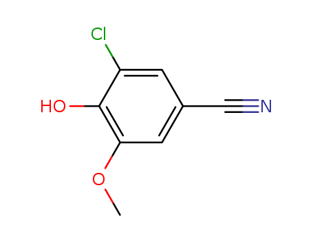 3-chloro-4-hydroxy-5-methoxy-benzonitrile