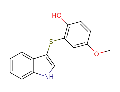2-(1H-indol-3-ylthio)-4-methoxyphenol