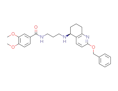 Molecular Structure of 1421021-99-9 ((S)-N-[3-(2-benzyloxy-5,6,7,8-tetrahydroquinolin-5-ylamino)-propyl]-3,4-dimethoxybenzamide)