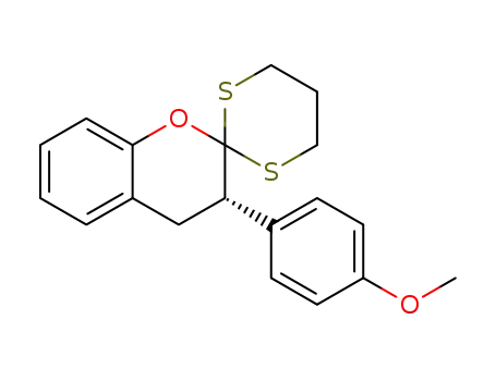 (S)-3-(4-methoxyphenyl)spiro[chroman-2,2'-[1,3]dithiane]